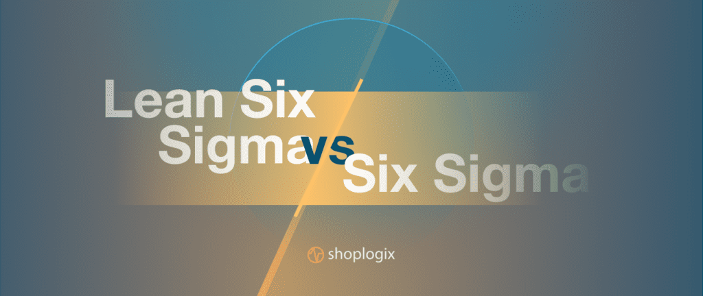 Display of lean six sigma vs six sigma