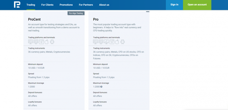 additional account types