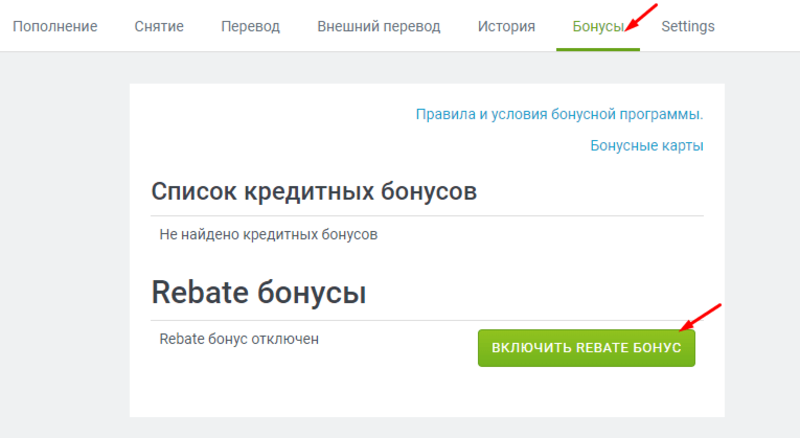 Бонусы FOREX4U