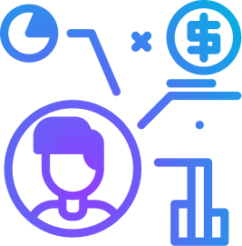Stock options calculator work illustration
