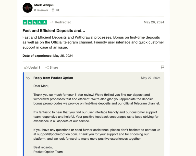 overall Trustpilot sentiment regarding the broker is positive